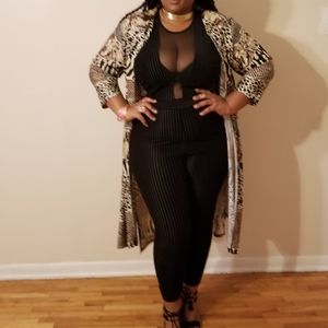 Mesh jumpsuit/ pantsuit by Forever 21+ 2